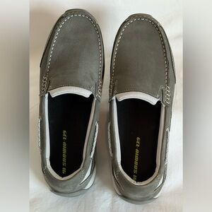Men's DUNHAM Captain Venetian Boat Slip on shoes Gray 10
